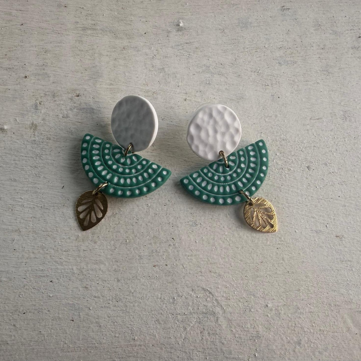 Boucles d'oreilles Feuille
