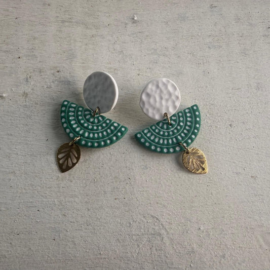Boucles d'oreilles Feuille