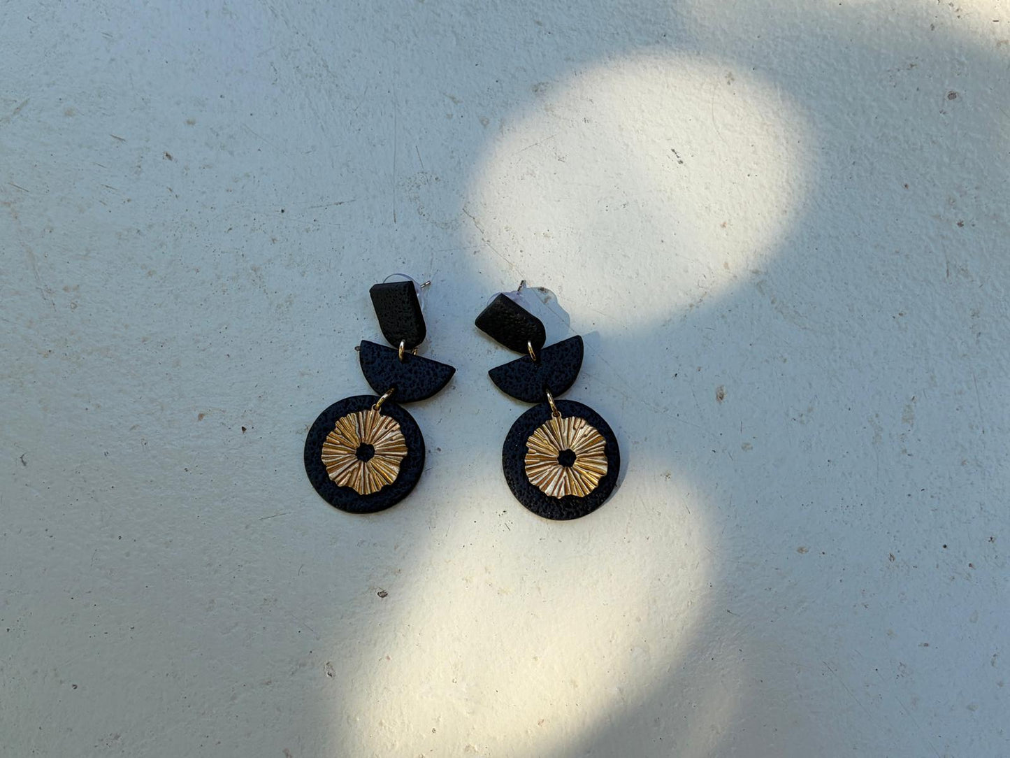 Boucles d'oreilles Ethnic Black