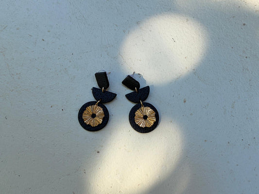 Boucles d'oreilles Ethnic Black
