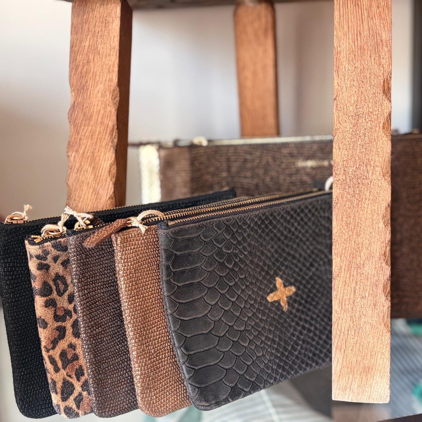 Pochette en cuir