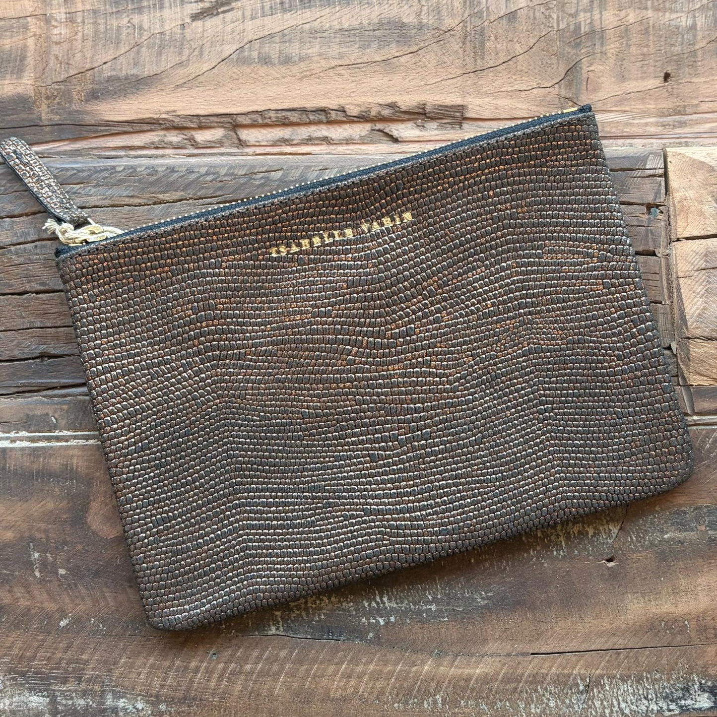Pochette en cuir