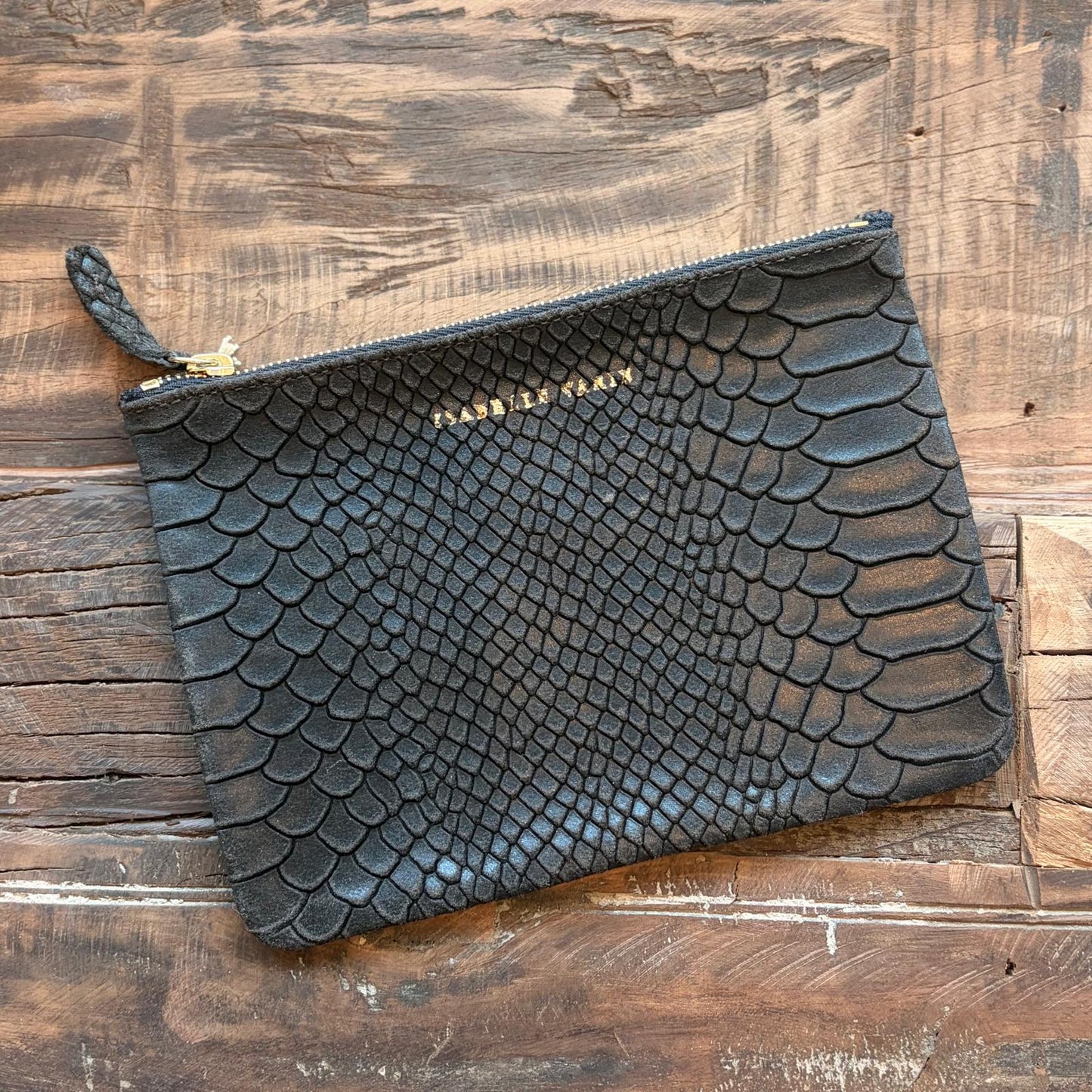 Pochette en cuir