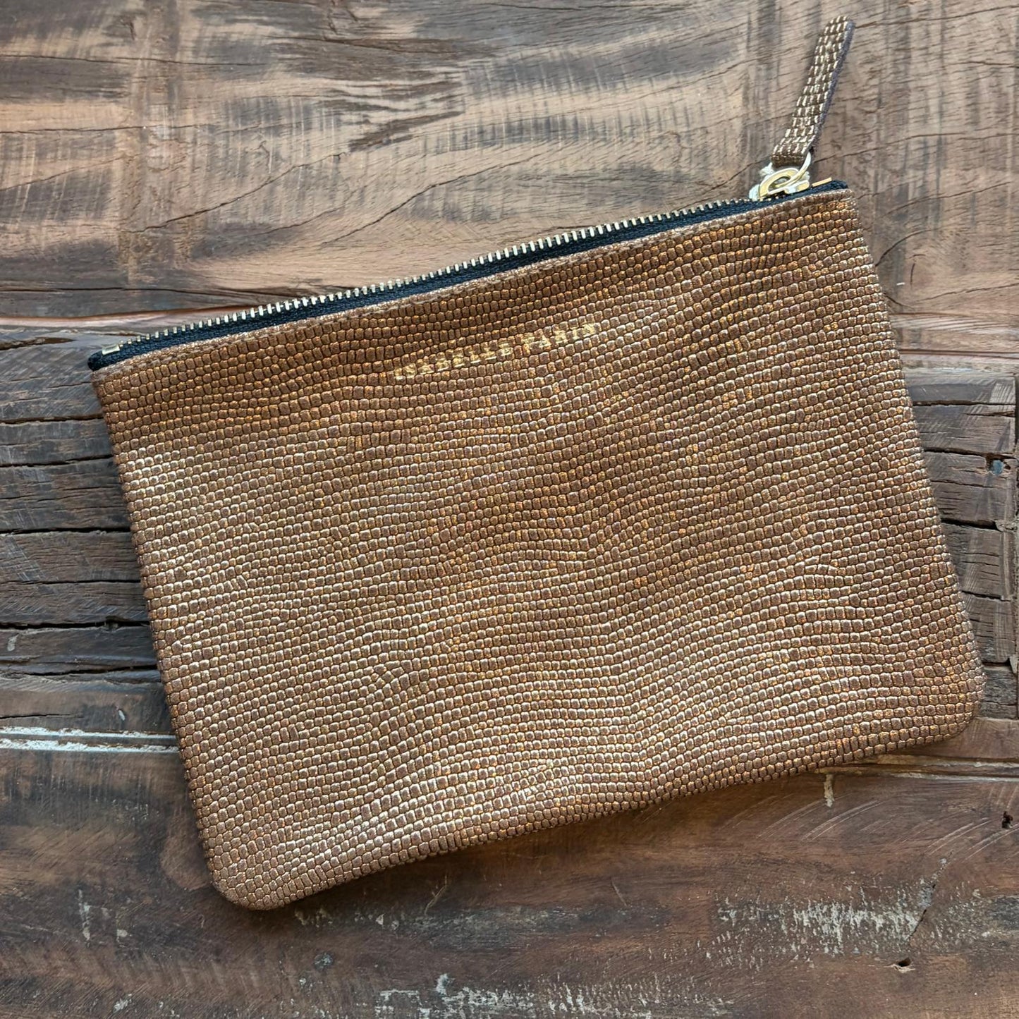 Pochette en cuir