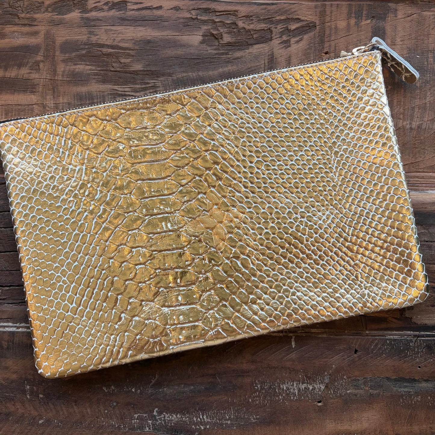 Pochette en cuir