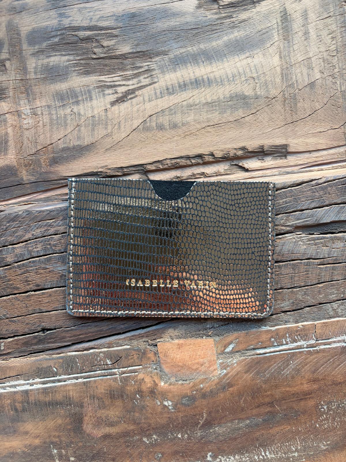 Porte-cartes en cuir