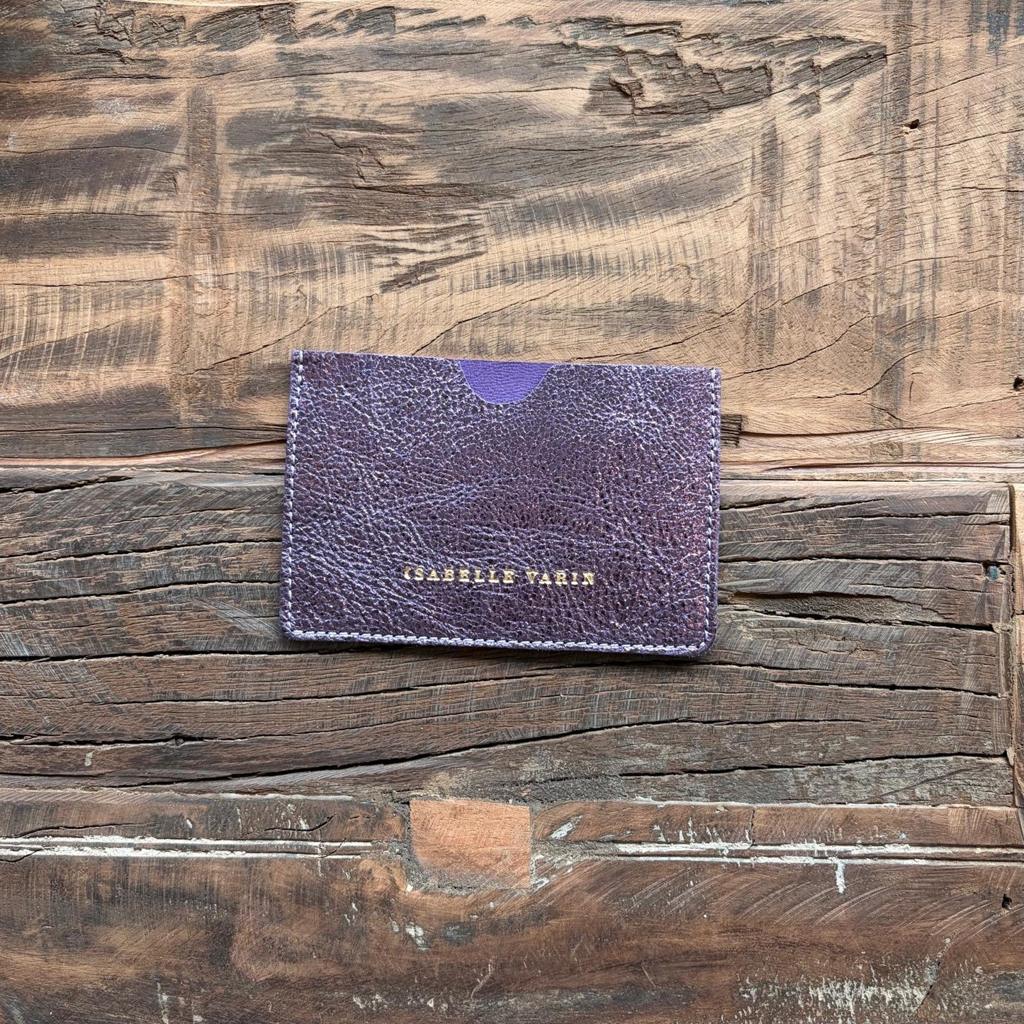 Porte-cartes en cuir